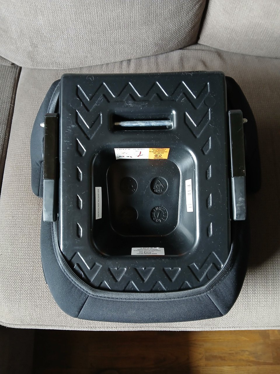 Zitverhoger voor in de auto (isofix bevestiging)