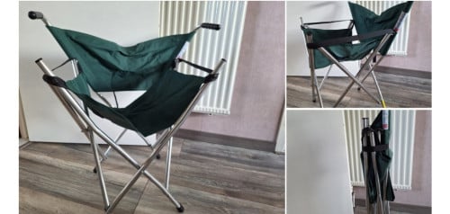Visstoel aluminium frame