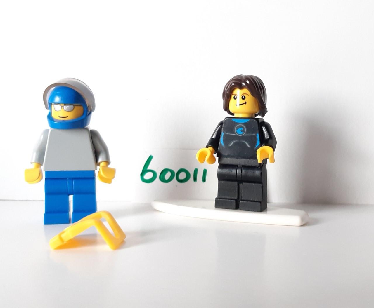 Lego 60011: surfer redding