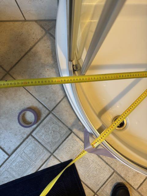 Douchecabine sealskin hoek 90 CM