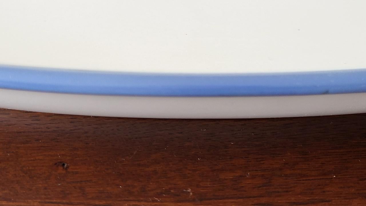 Pools aardewerk (Pruszkow) schaal ovaal 33,5 x 23,5 cm