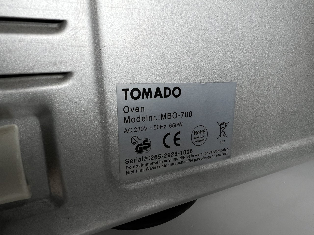 Kleine Mini-Oven – Ideaal voor Camping, Caravan of Kamer