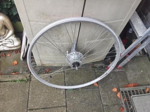Batavus 28 inch shimano nexus voorwiel, naafdynamo, rollerbrake rem