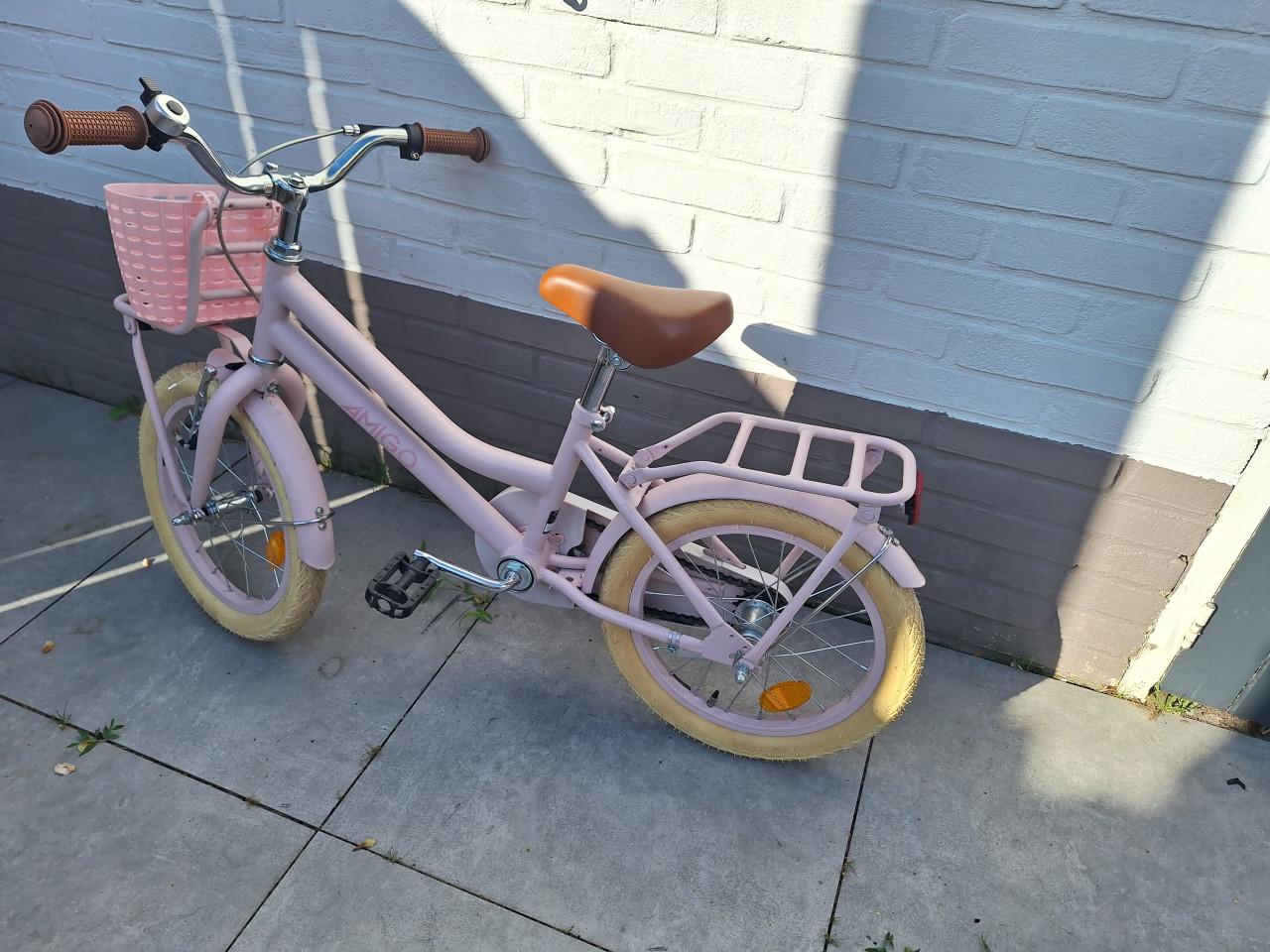Kinderfiets amigo bella 16 inch goede staat
