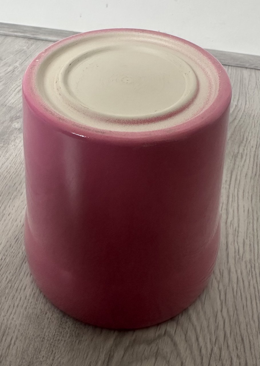 Roze bloempot (d=12 cm)