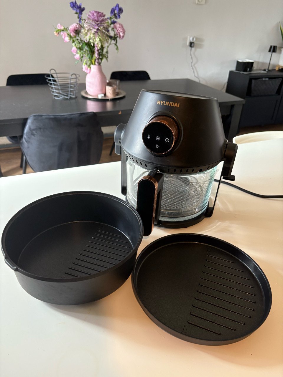 Hyundai 3-in-1 airfryer, grill en hotpot