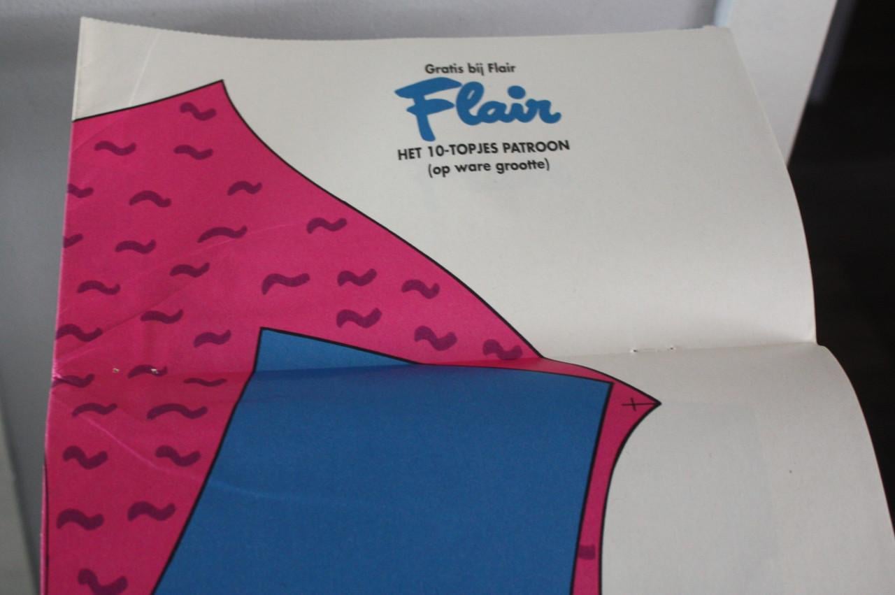 Patroonblad flair topjes patroon