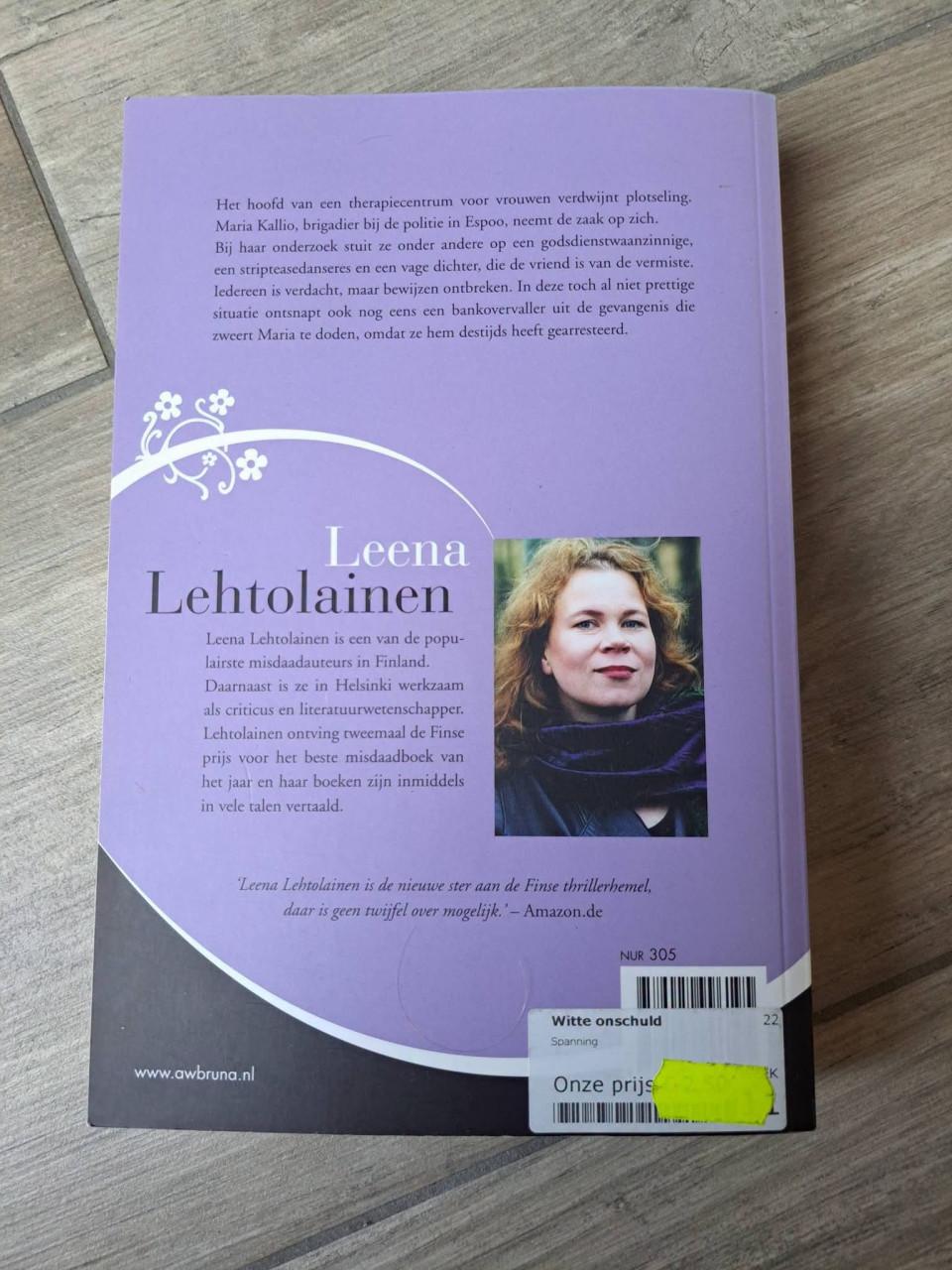 Thriller Witte onschuld van Leena Lehtolainen