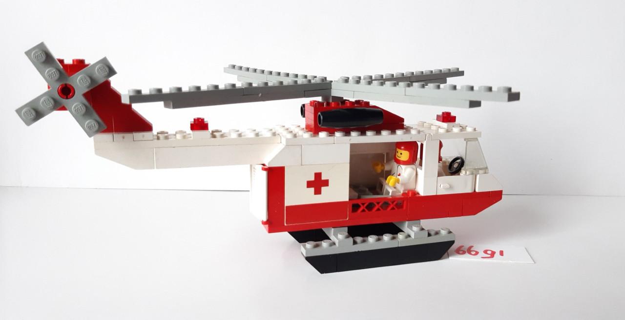 Lego Classic Town 6691: rode kruis helikopter