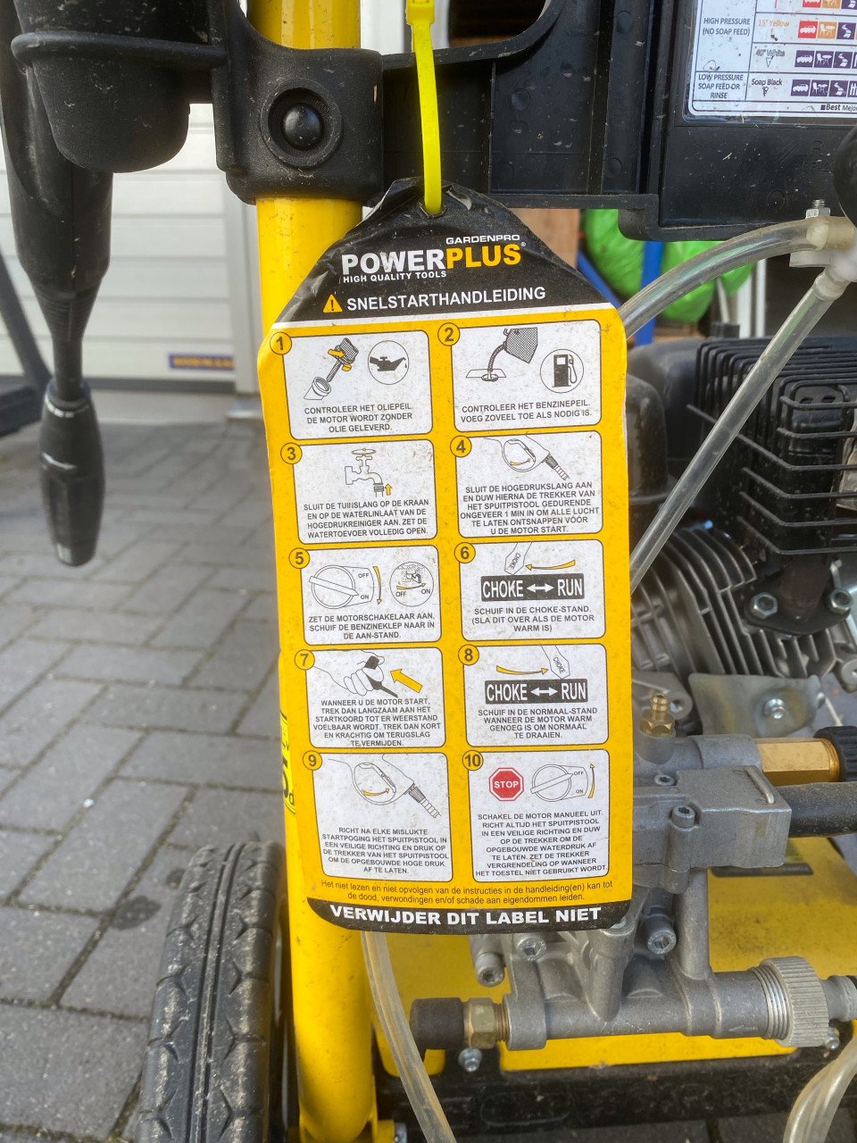 Benzine hogedrukreiniger