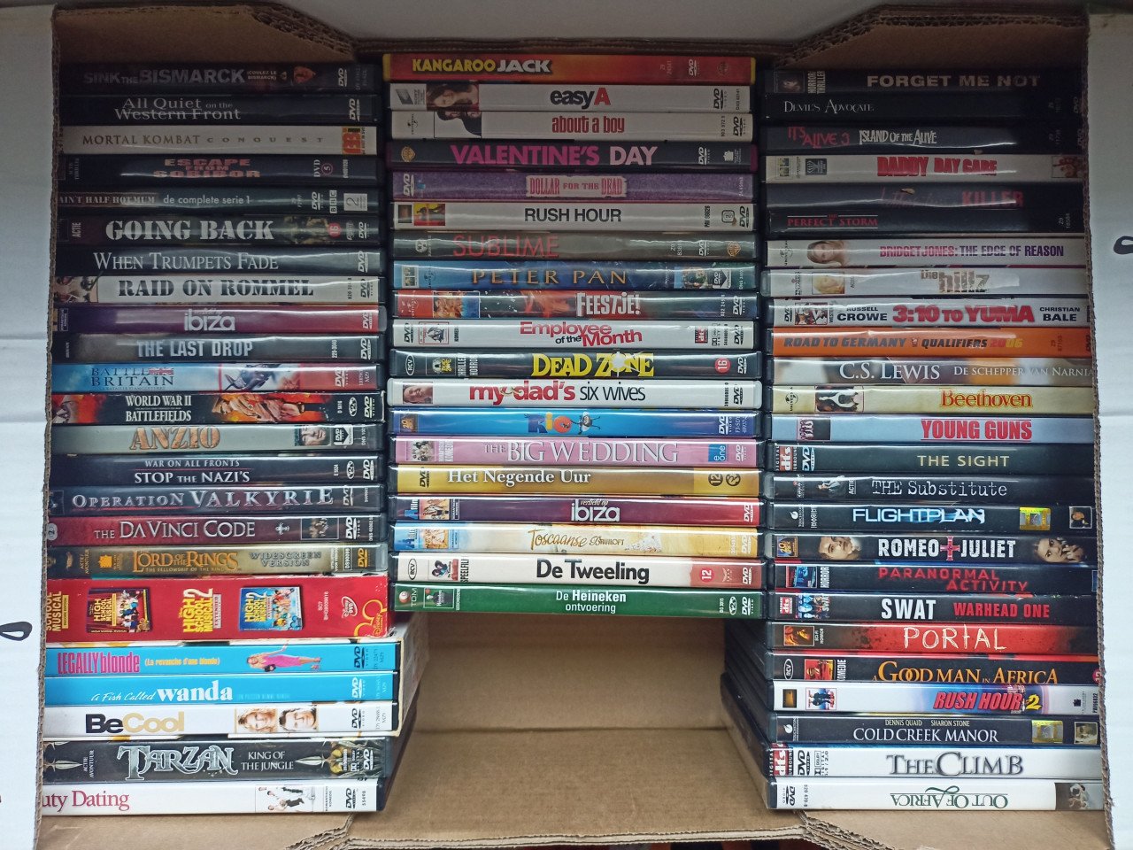 DVD's 68 stuks