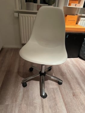 Bureaustoel gebroken wit