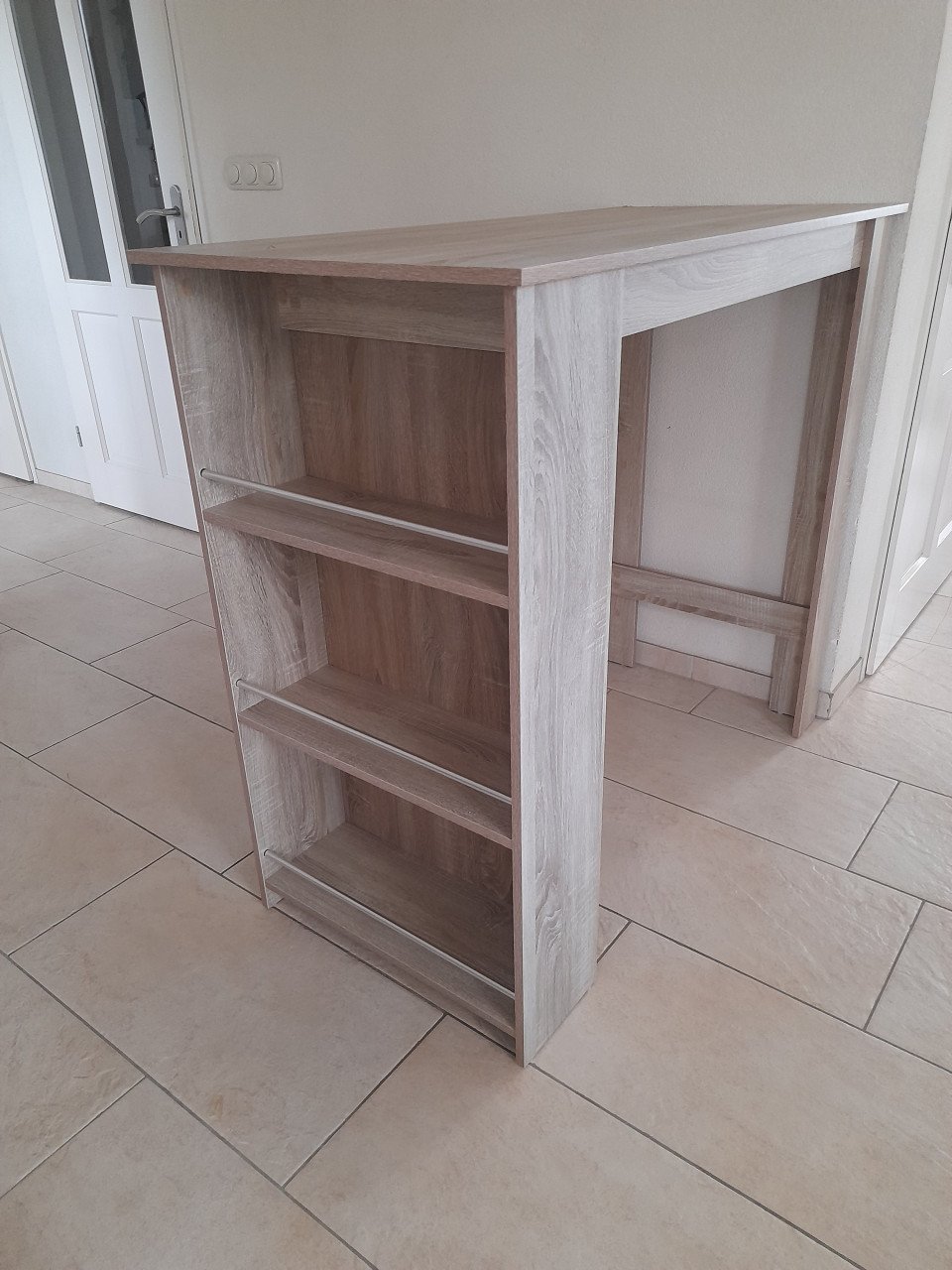 Bartafel 60 x 120 x 108H  (Blad is netjes)