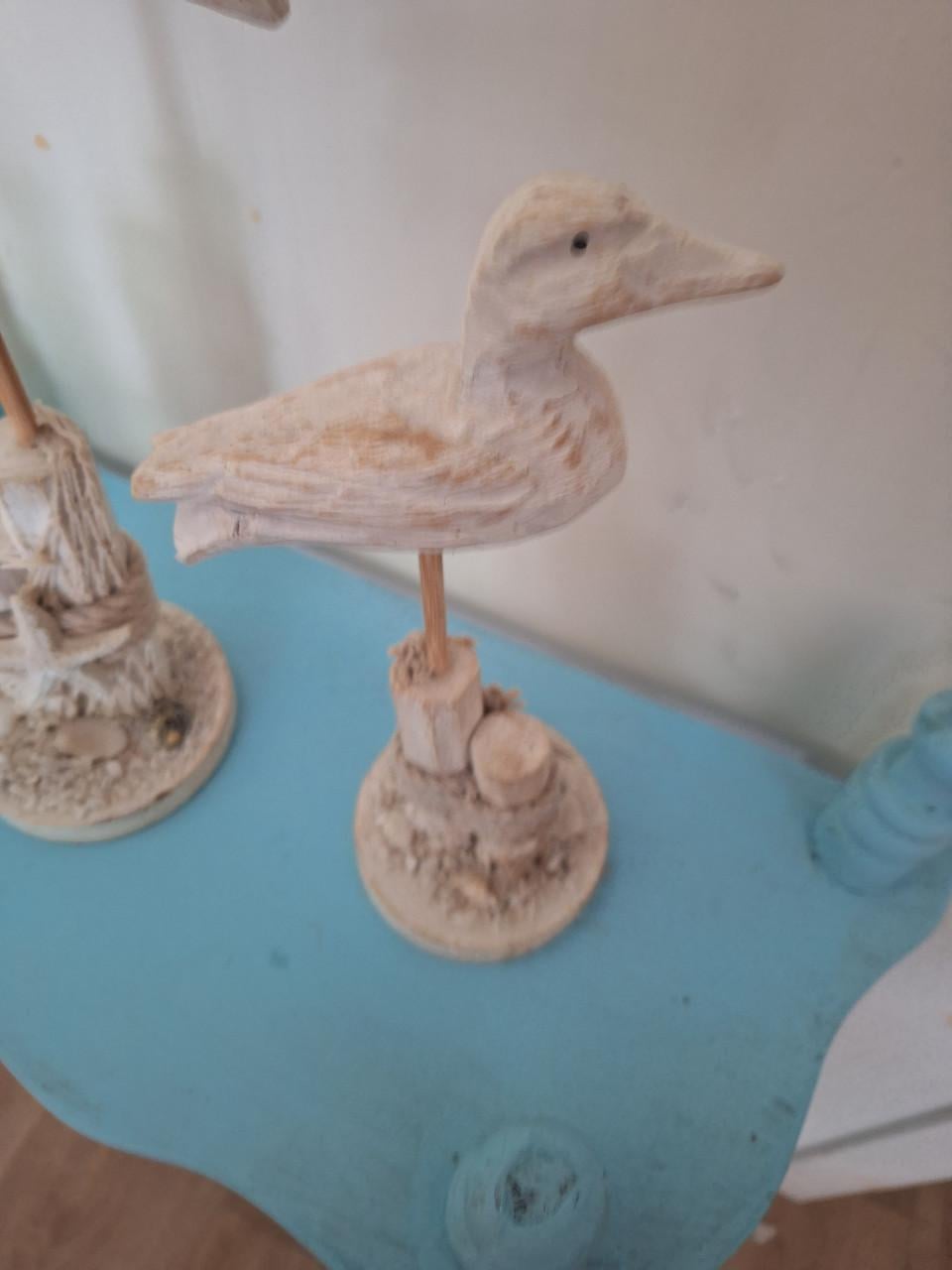 2 decoratieve vogels