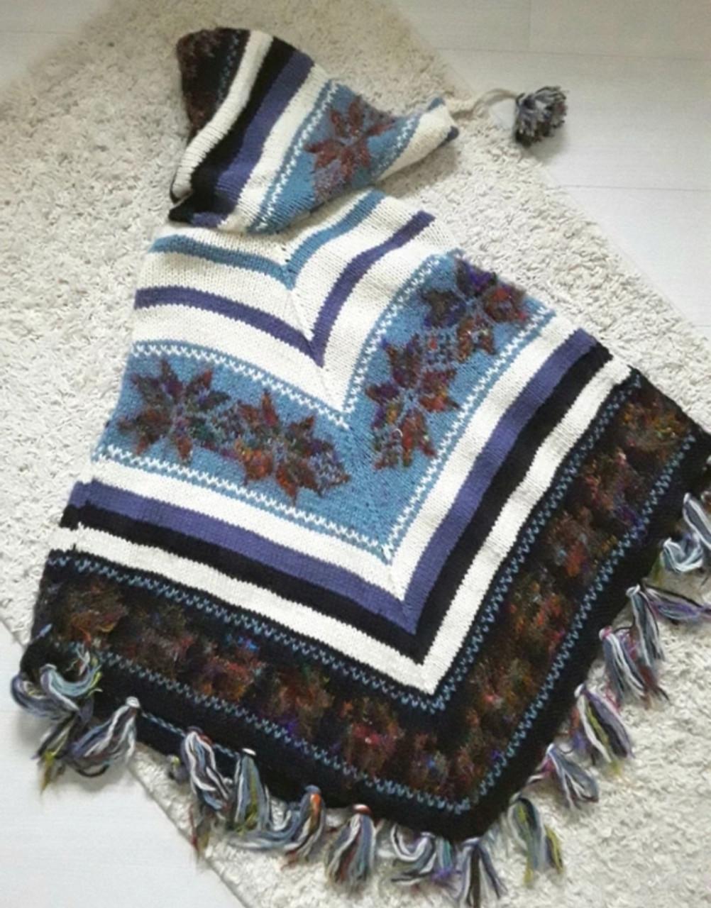 Wollen poncho