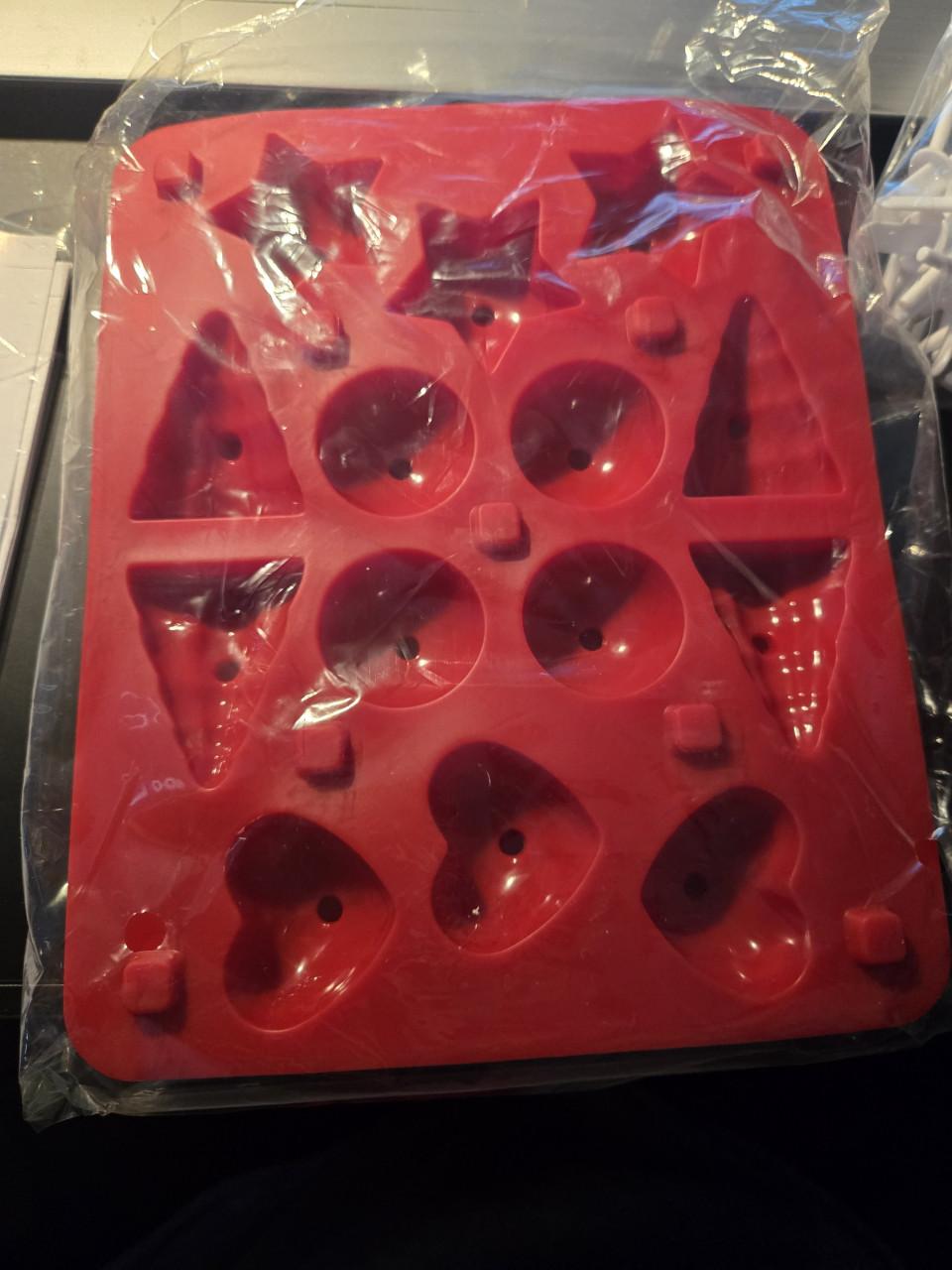 Siliconen cake-pop bakvorm set van Tchibo. Nieuw