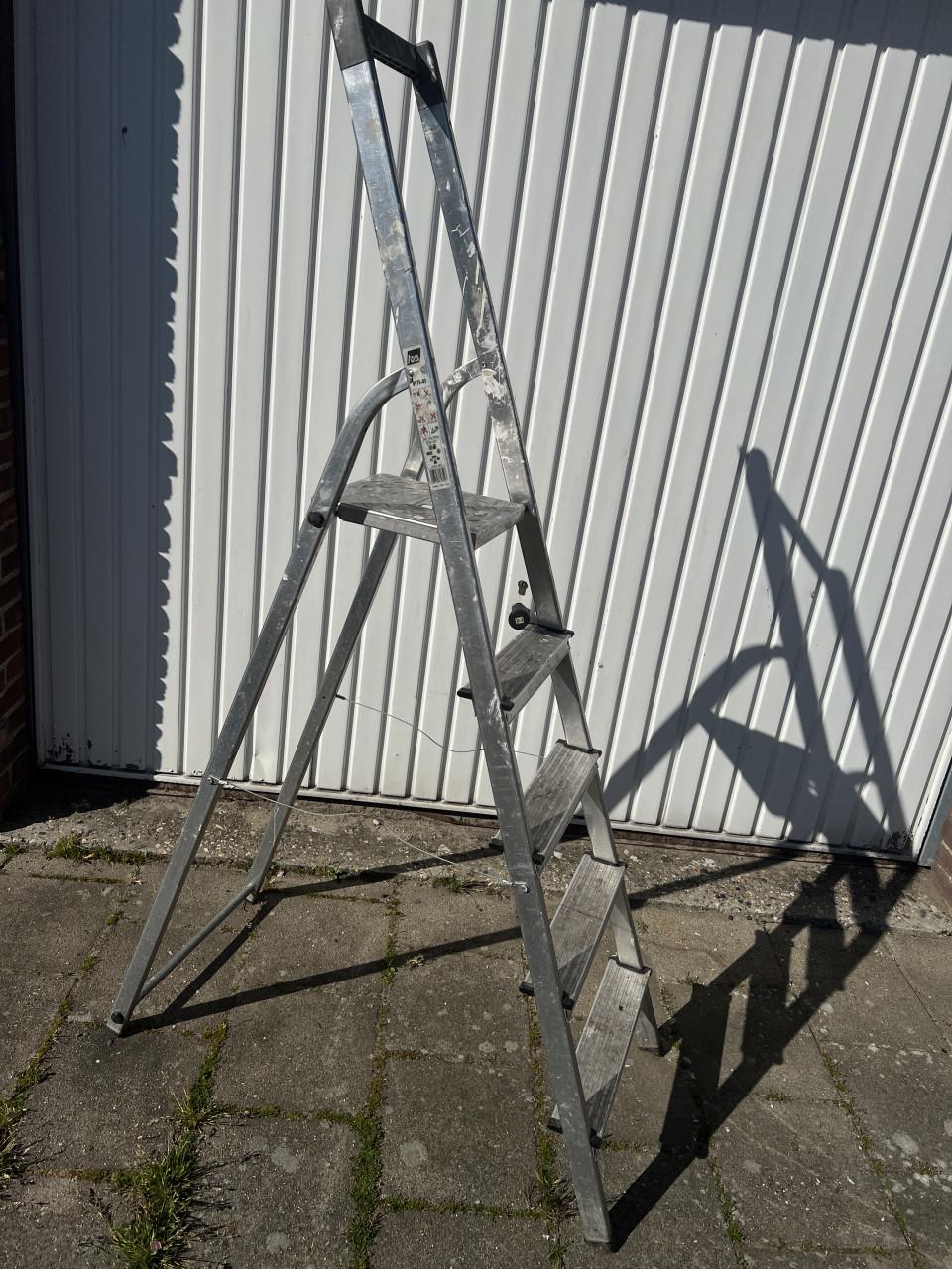 Hailo Aluminium huishoudtrap. draagvermogen 150 kg. Zonder schade