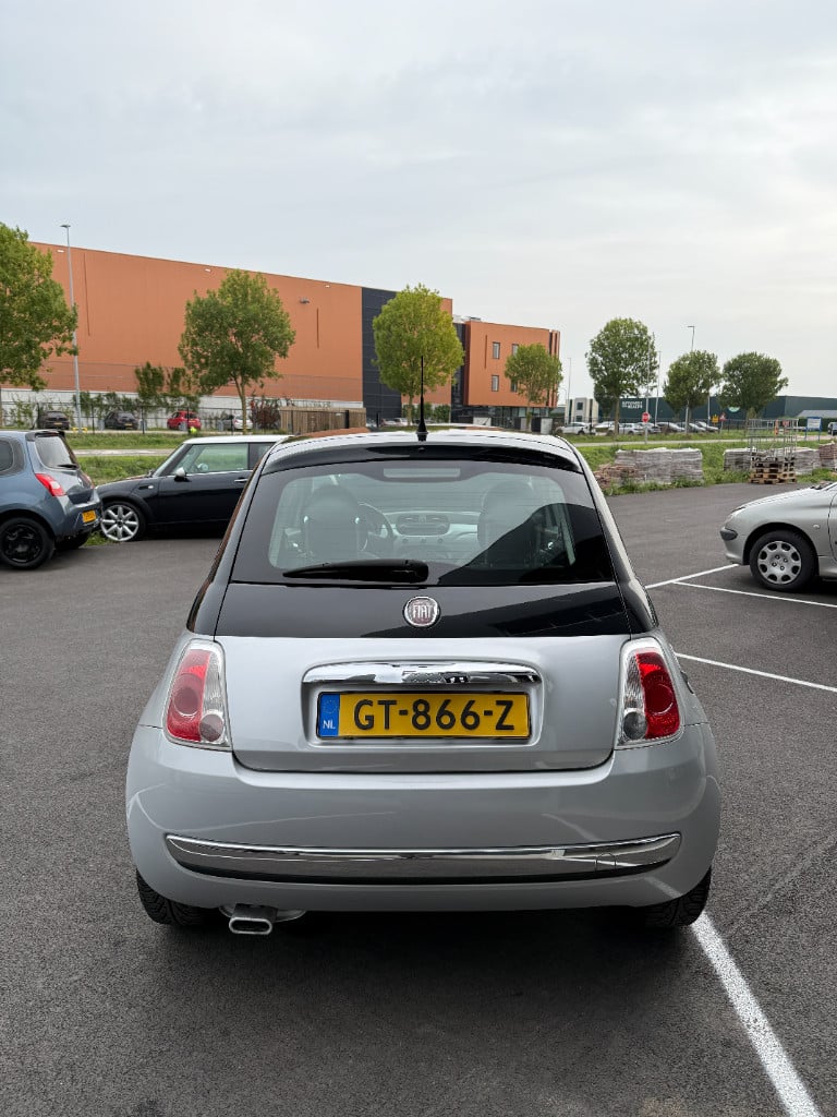 Fiat 500 1.2 - rosa - glazen dak