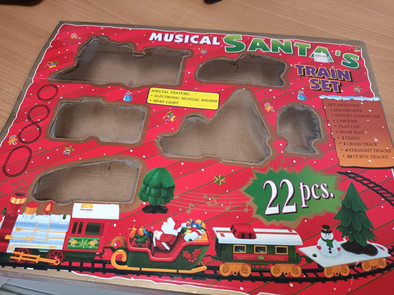 Nog als nieuw Kersttrein netjes compleet in de originele doos.