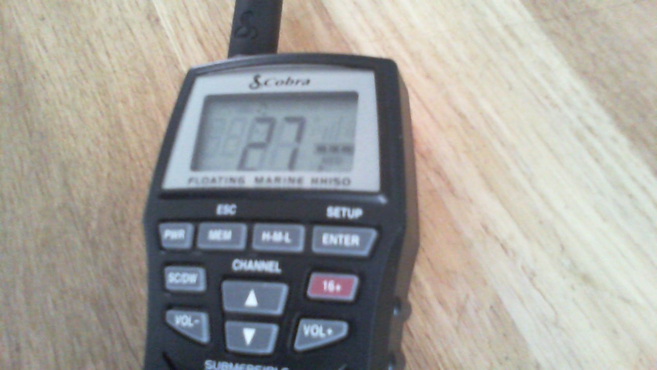 Hand marifoon met oplader 50 euro