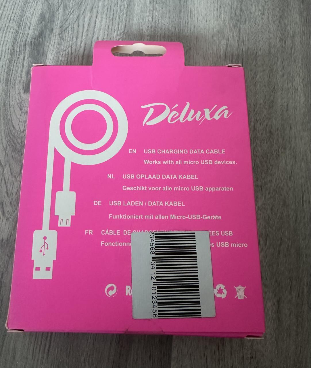 USB oplaad data kabel 2 meter