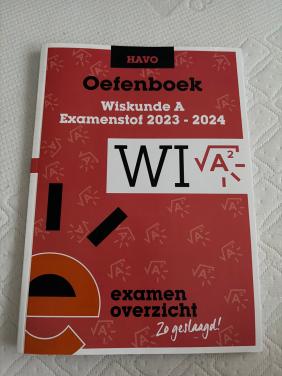 Examenoverzicht oefenboek wiskunde A 2023-2024