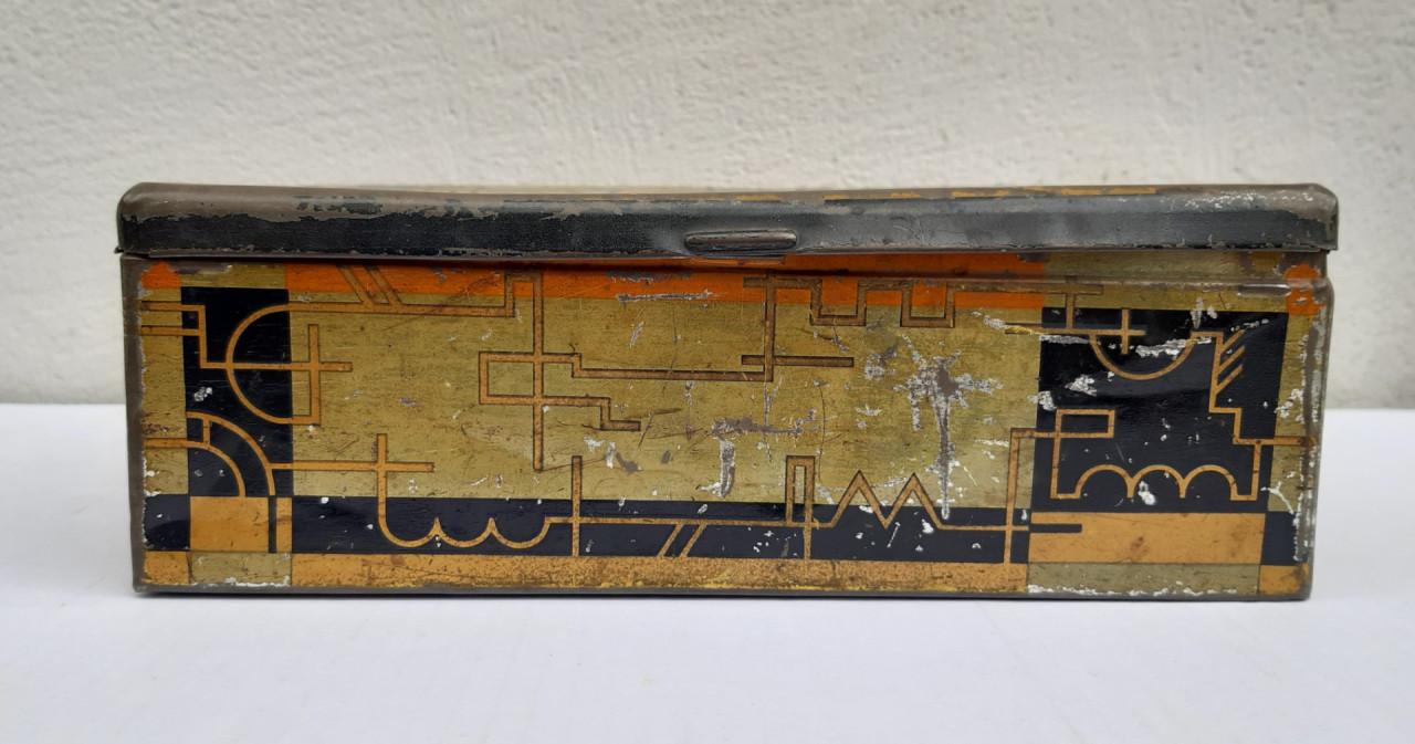 Art deco blik van Melle suikerwerken Breskens   toffee's, biscuits en drops