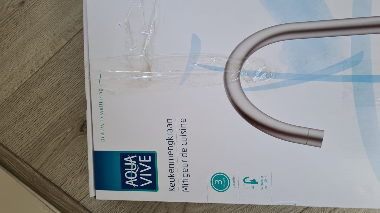 In goed staat keuken kraan-Aqua Viva- compleet