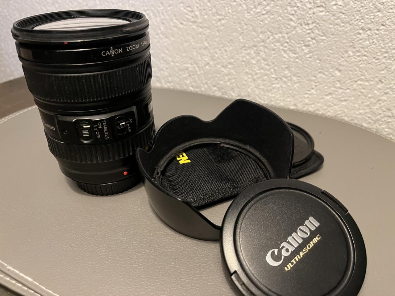 Canon EF 24-105mm f/4L IS USM + CPL (77mm)