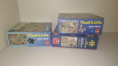 Diverse puzzels 500/1000/1500/2000/3000 stukjes