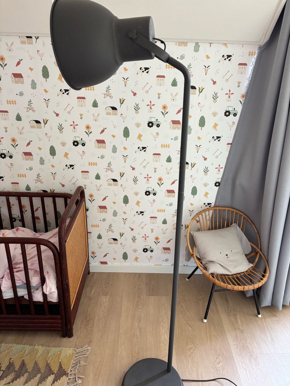 Industriële stalamp. zgan incl led bol