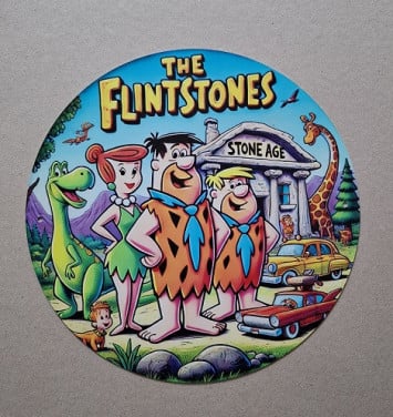 The Flinstones Metalen Bord