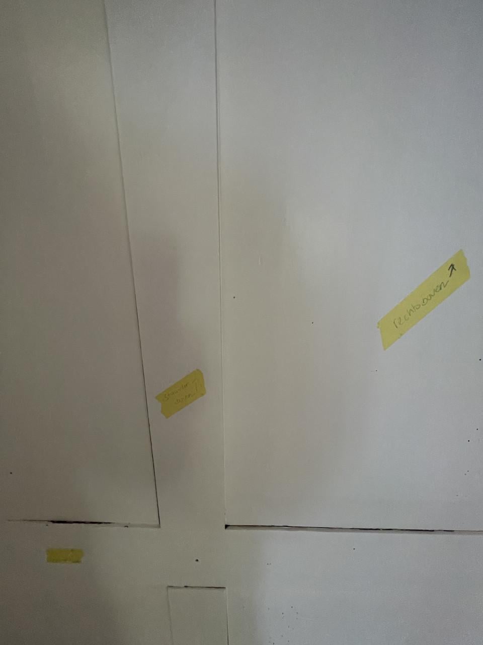 Mooie oude demontabele kledingkast