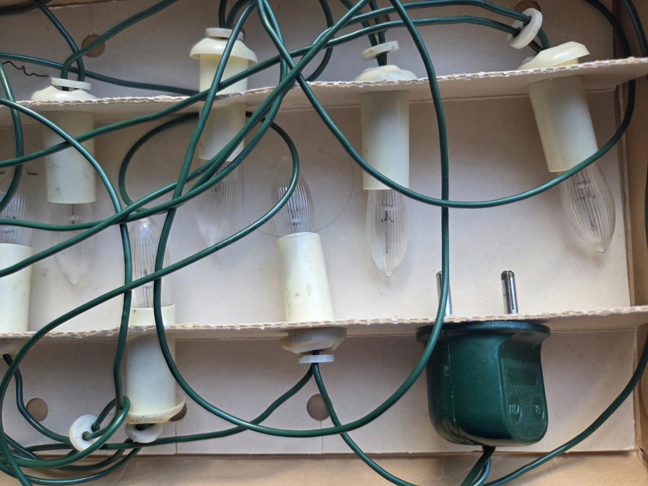 Vintage kerstboomlampjes