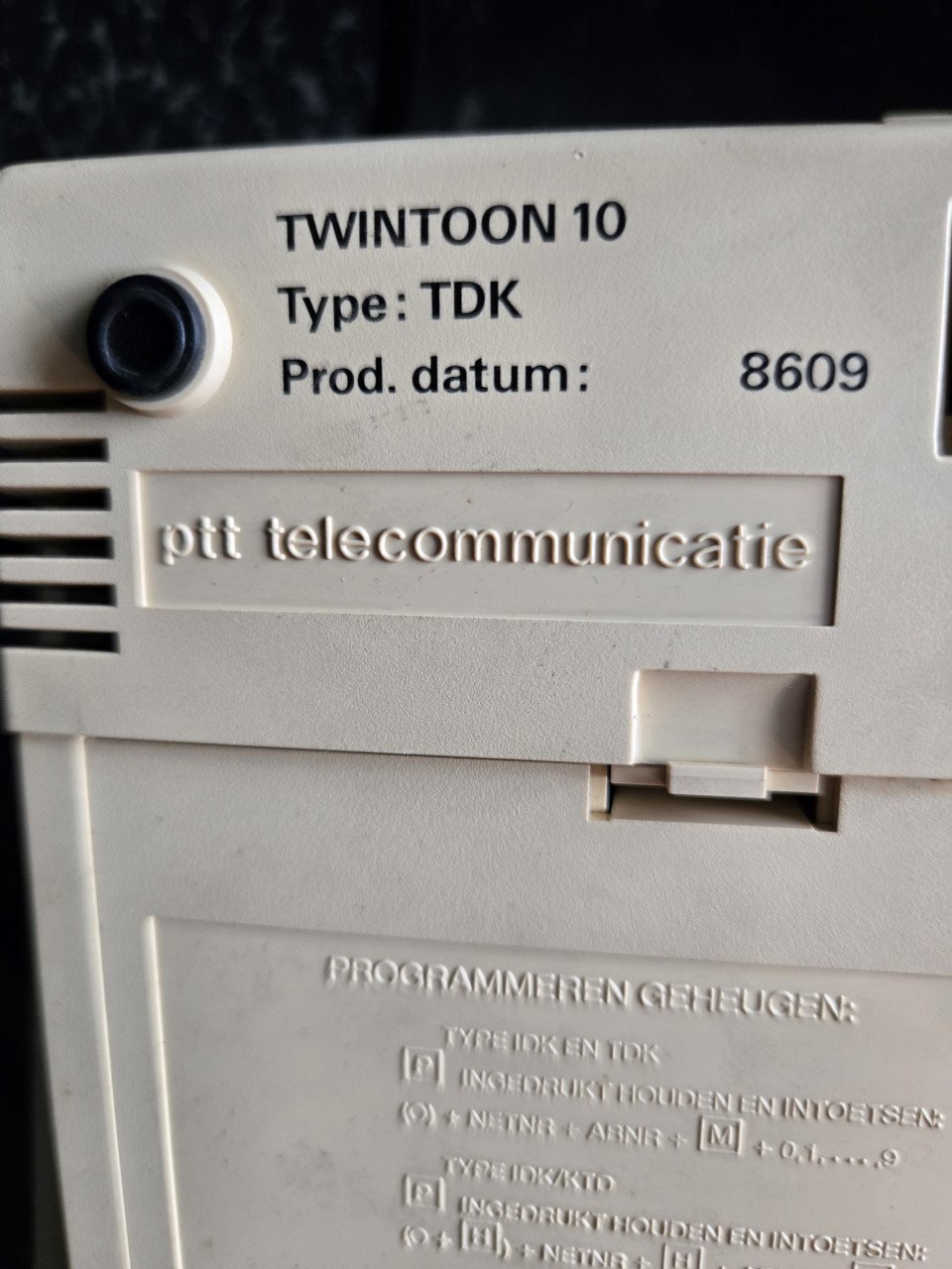 Twintone 10, Type: TDK PD , 1986,