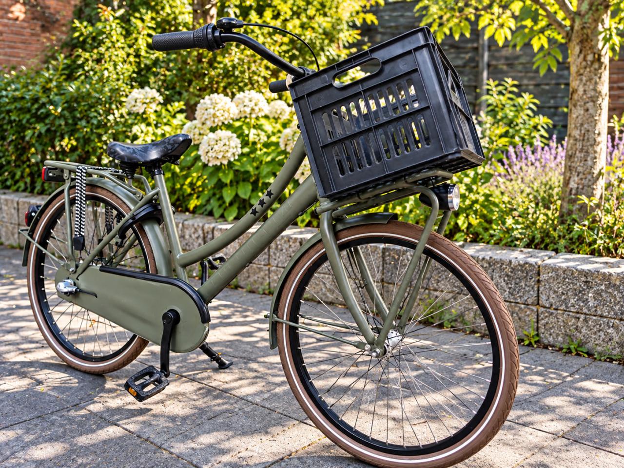 🚲 Cortina U4 Transportfiets – 24 inch – 3 versnellingen – 2 nieuwe banden