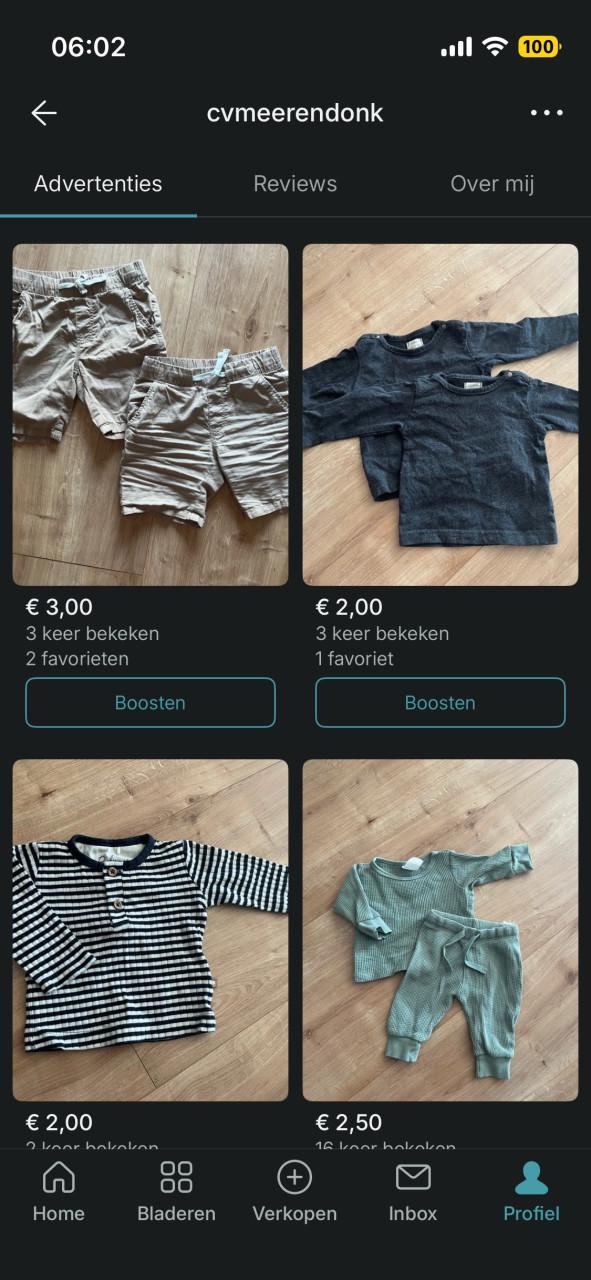 Veel kleding maat 56 - 62