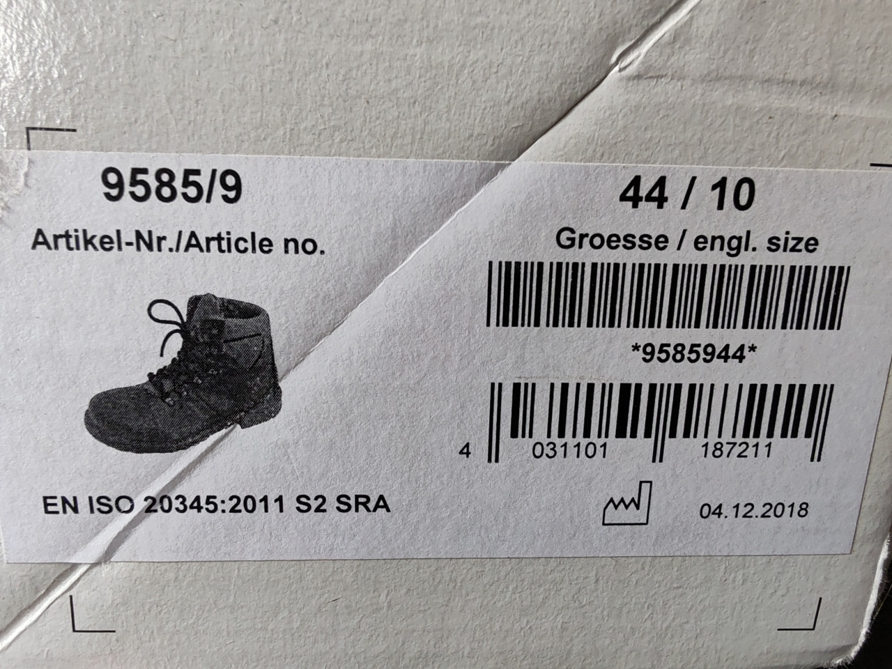 Metal toe Shoes 44