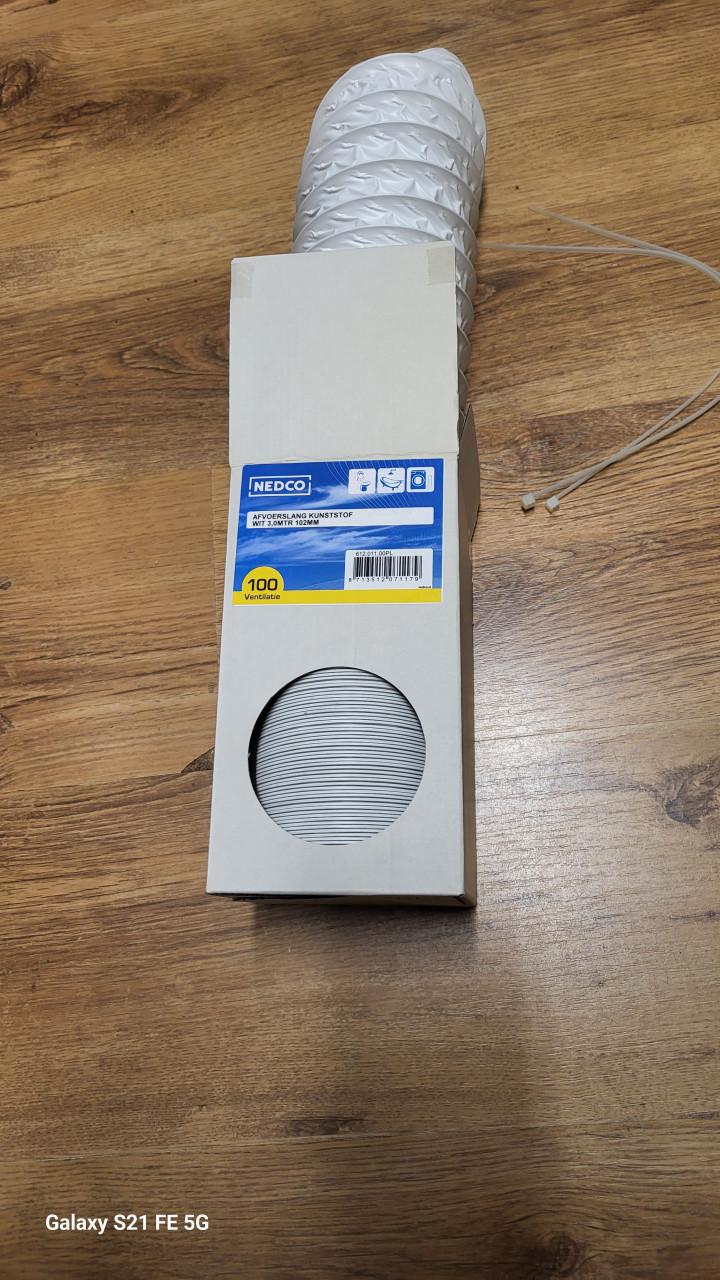 Afvoerslang nieuw 102mm x 3m