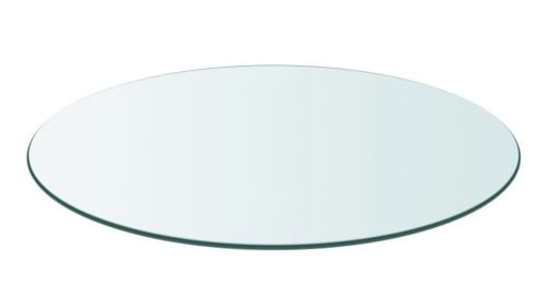 Nieuw tafelblad veiligheidsglas / Diameter 90 cm / Dikte 10 mm