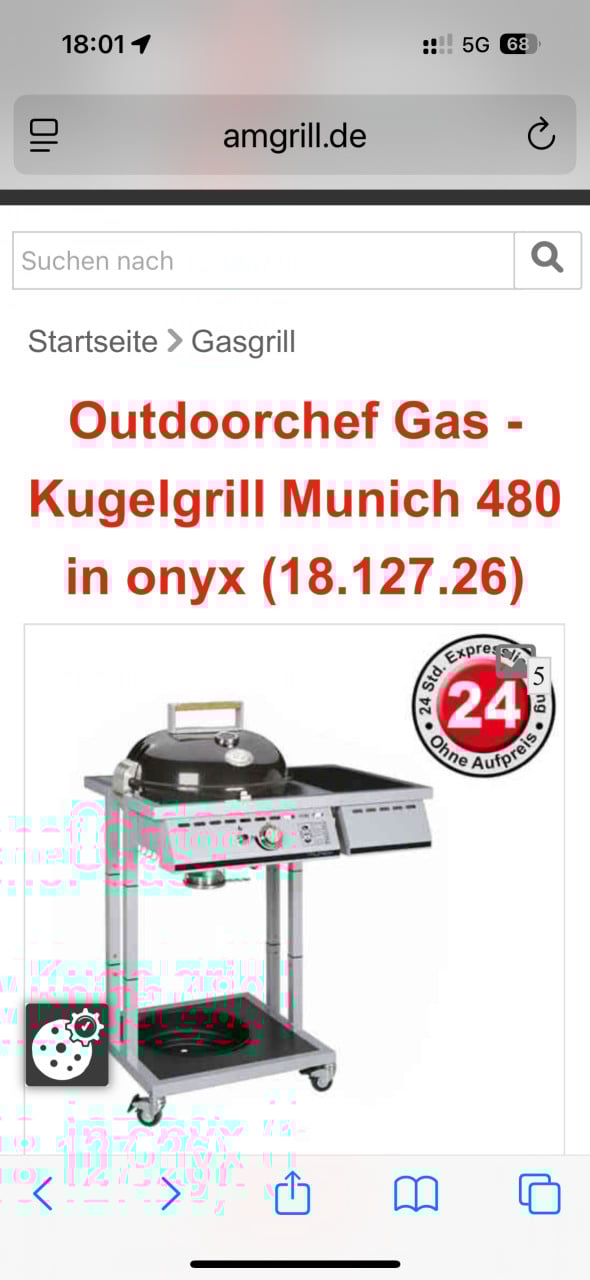 BBQ Type Autdoorschef. Butagas