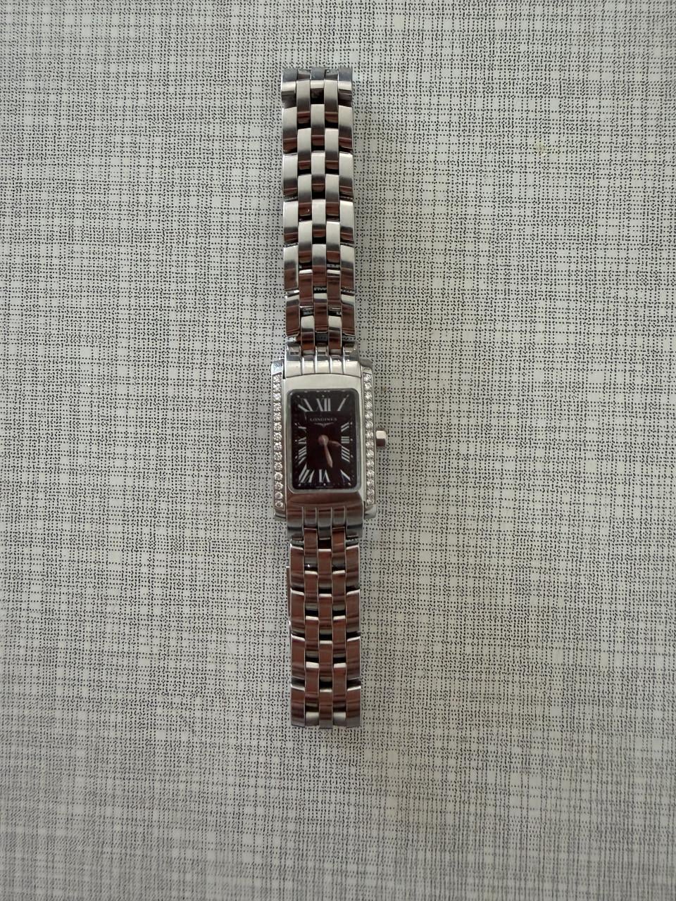 Longines DolceVita Black Roman Dial Diamond Quartz