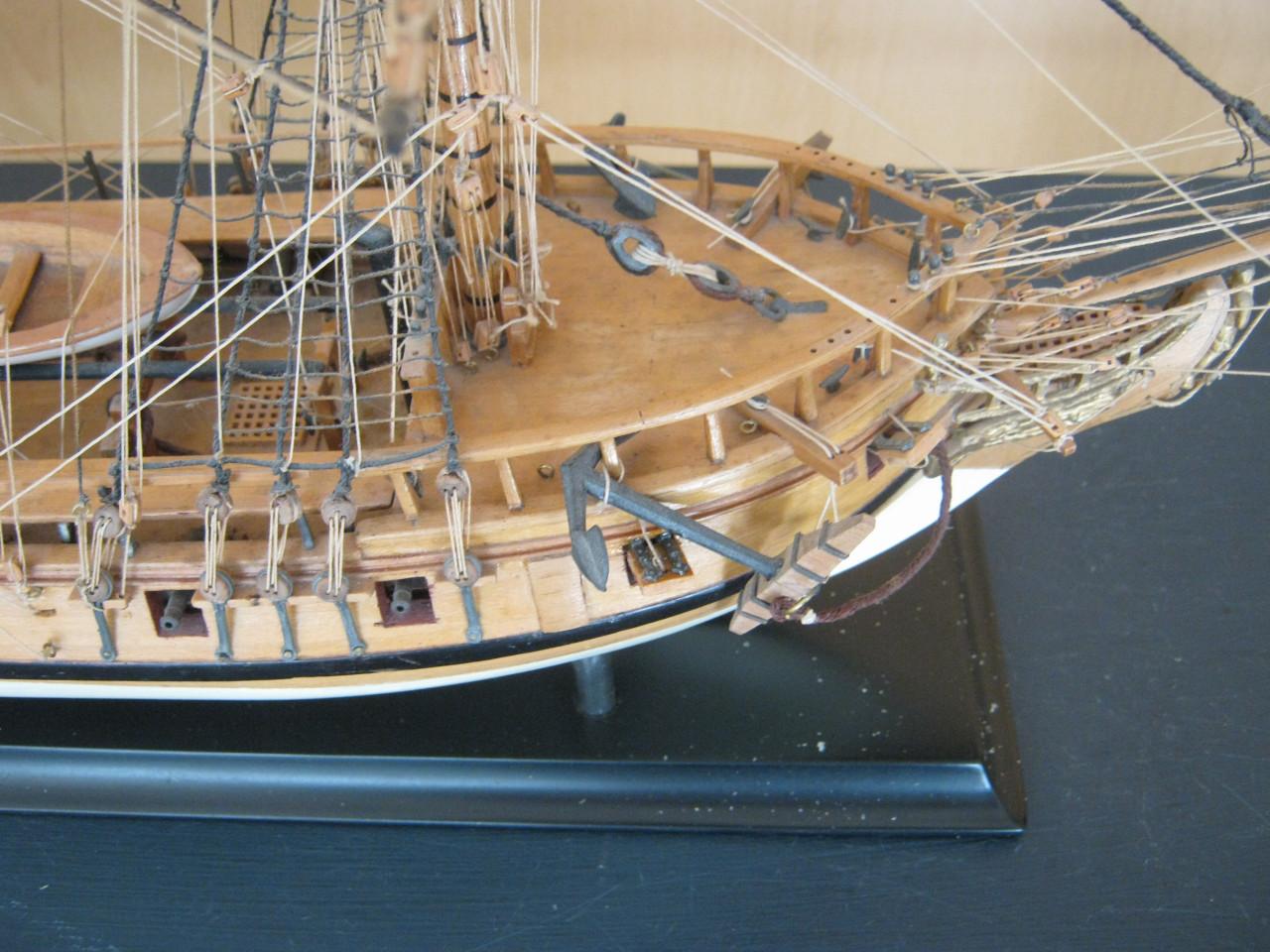 Scheepsmodel USS Rattlesnake.