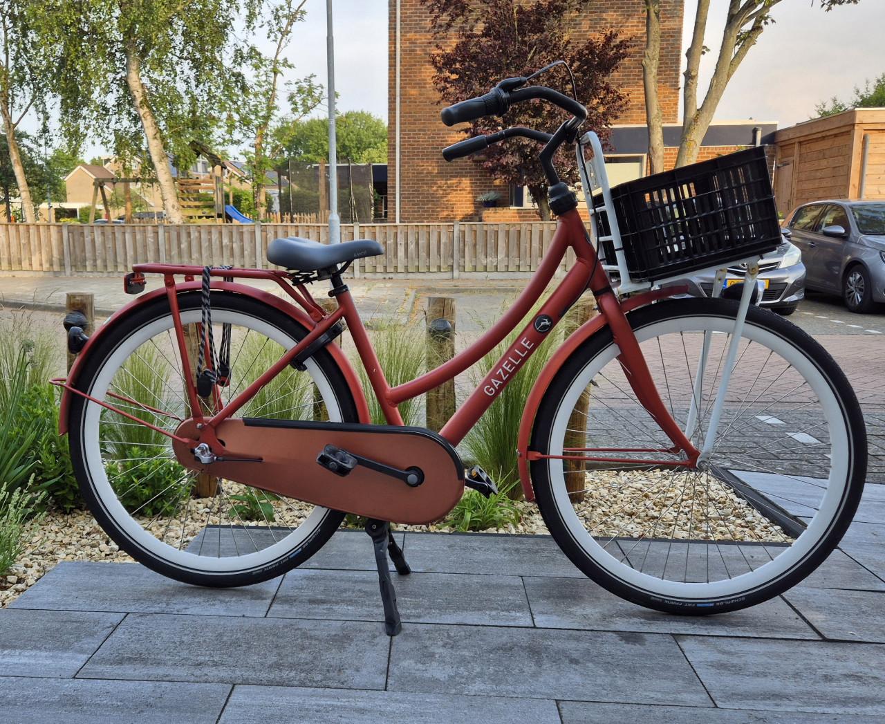 Gazelle PuurNL Damesfiets – Rood – 3 Versnellingen – Zeer nette staat
