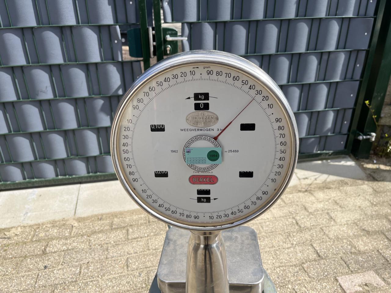 Weegschaal Berkel Type 0 - 1 kg 1966