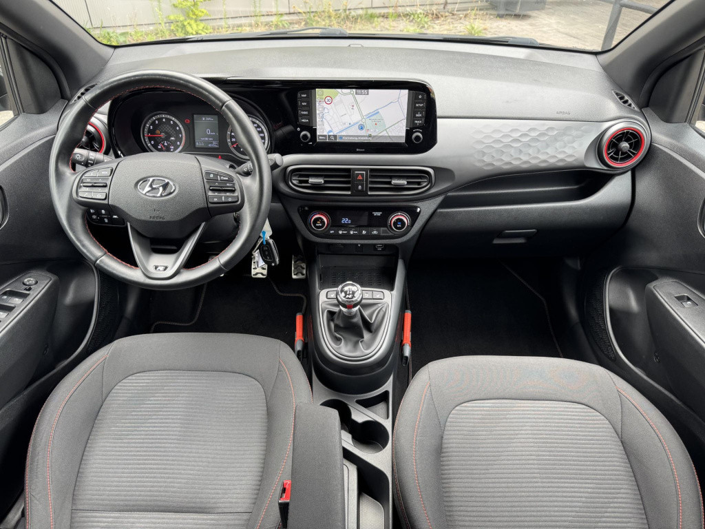 Hyundai I 10 1.0 t-gdi n line 5-zits | navigatie | camera | stuur- + stoelv