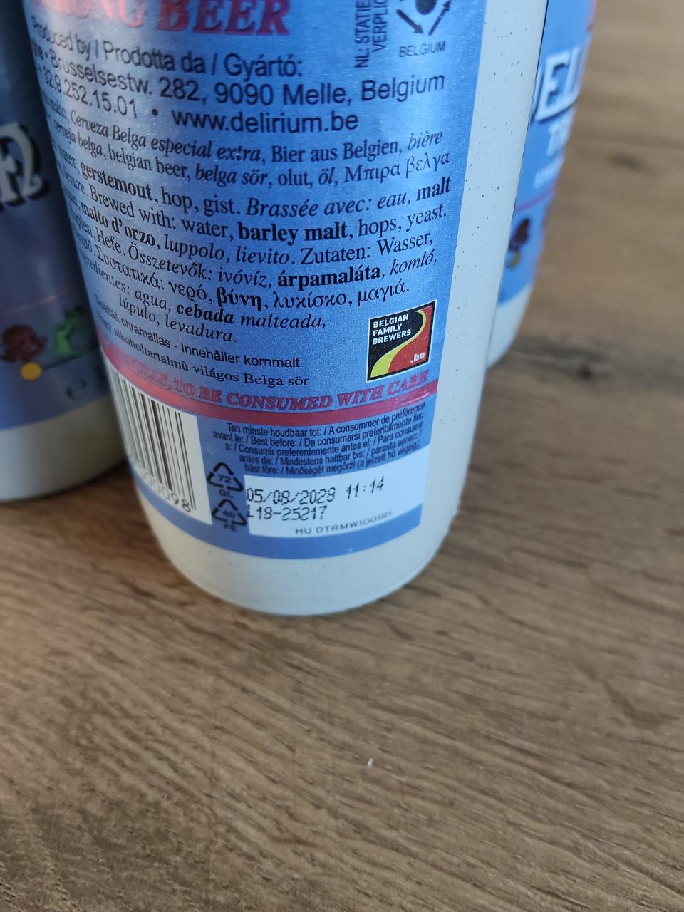 4-packs Delirium Tremens speciaalbier