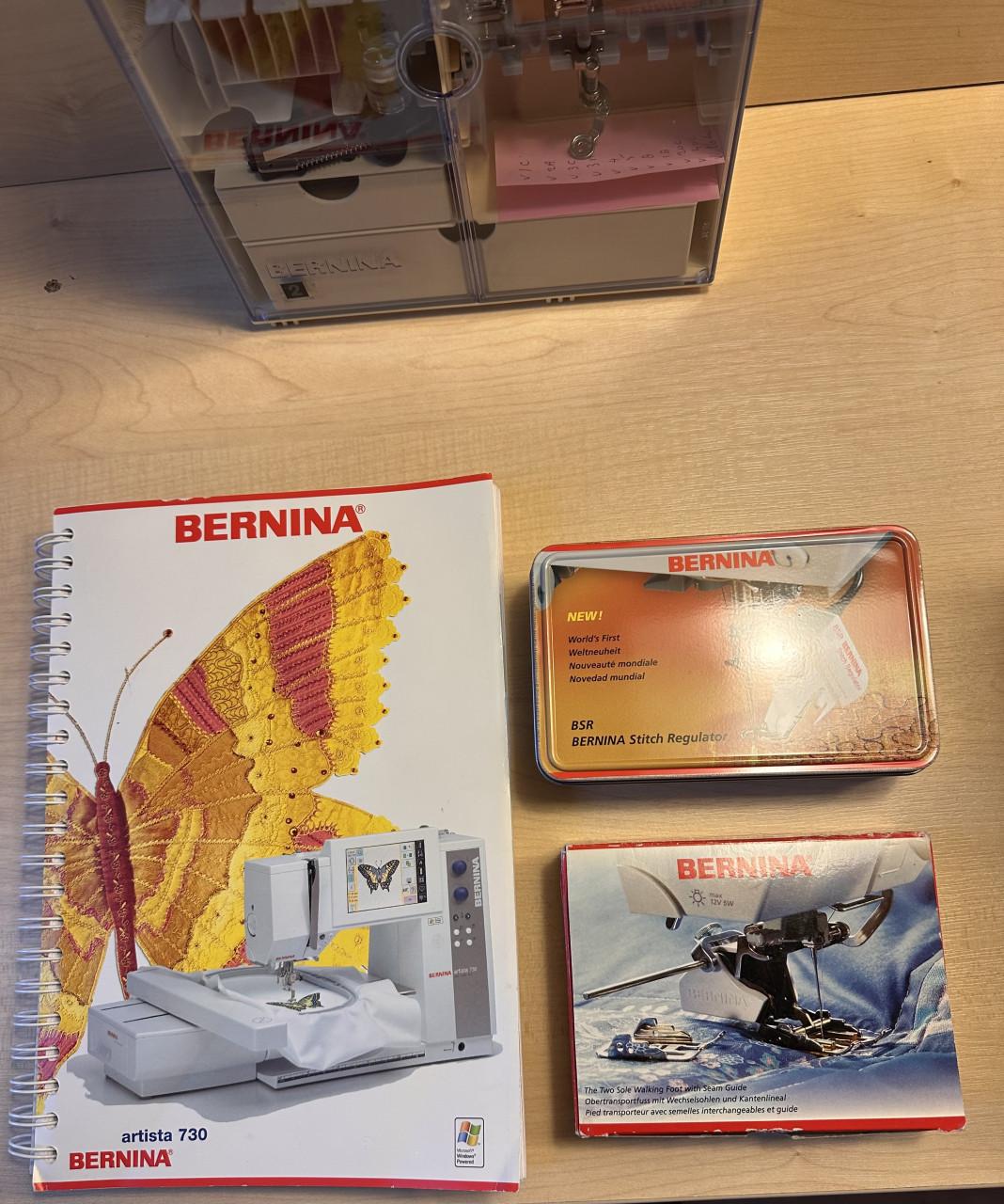 Bernina Arista 730 borduurnaaimachine met borduurmodule
