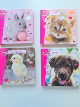 4 boekjes met dieren weetjes  samen €2,50