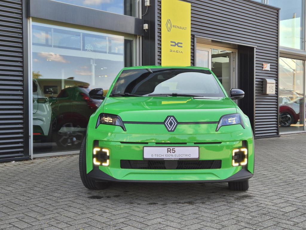 Renault 5 comfort range techno 52 kwh pack winter, v2g, navigatie, apple/an